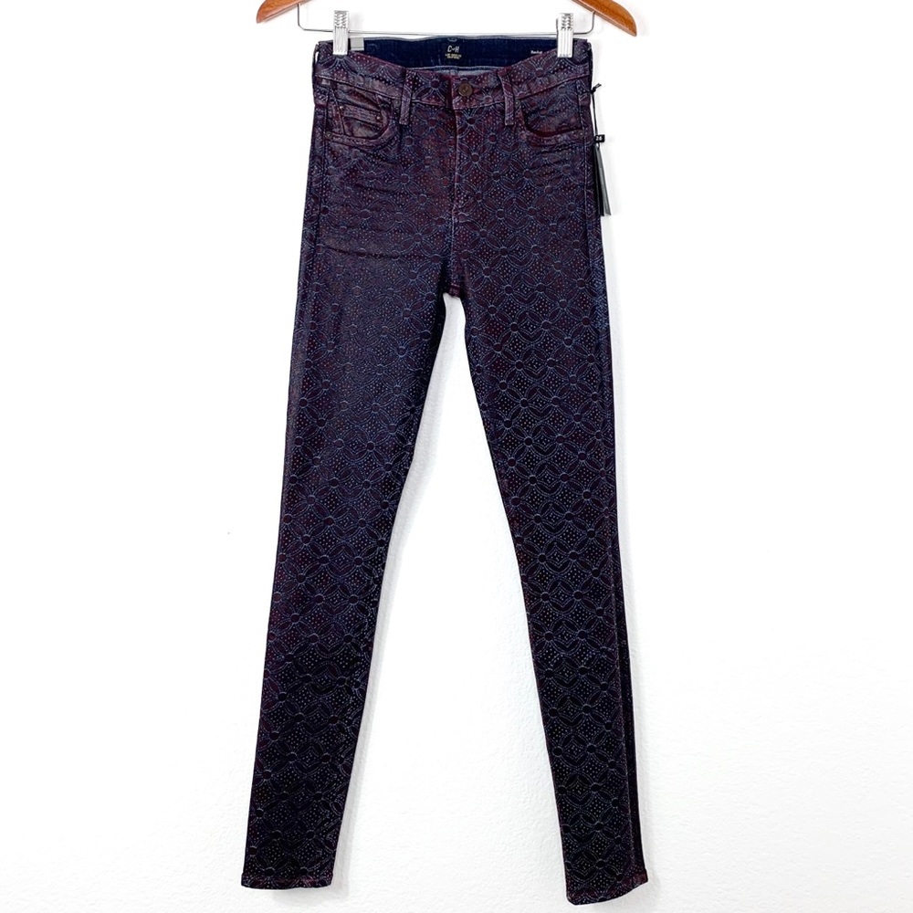 Citizens of Humanity Coated Geometric in Lhasa Red Rocket NWT 26